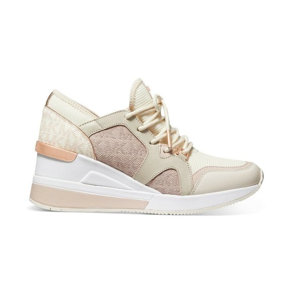 Michael Kors Liv Trainer Light Cream Multi - Picture 5 of 5